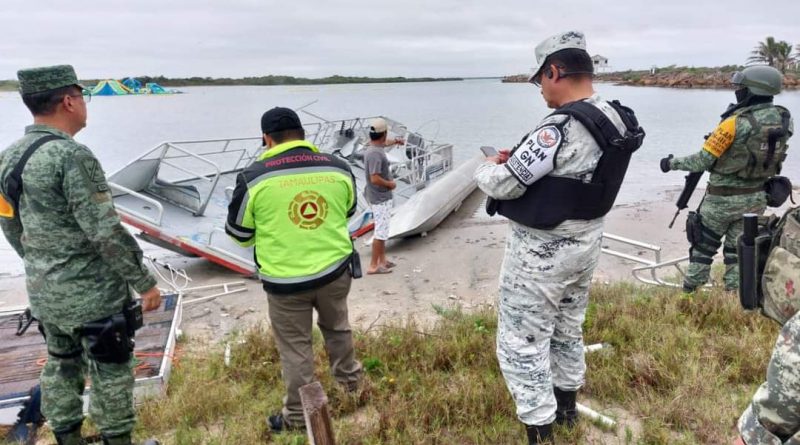 Atienden emergencia en La Pesca tras paso de tormenta