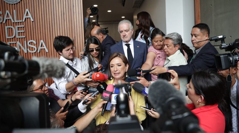 Presenta Xóchitl demanda en el Tribunal Electoral por omisión del INE